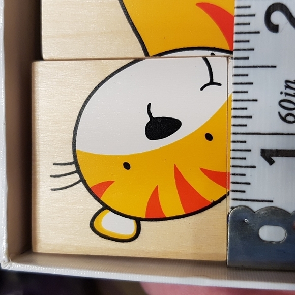 Goki wood tile puzzles 5 in the set - Picture 5 of 5